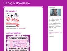 Tablet Screenshot of cocobanana.bling.fr